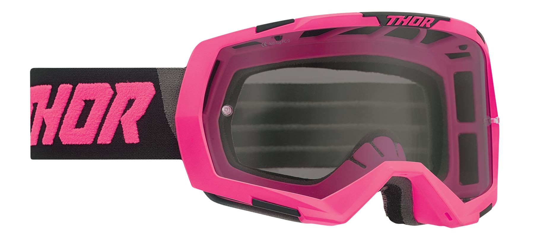Thor 2025 Goggles Regiment Flo Pink Black